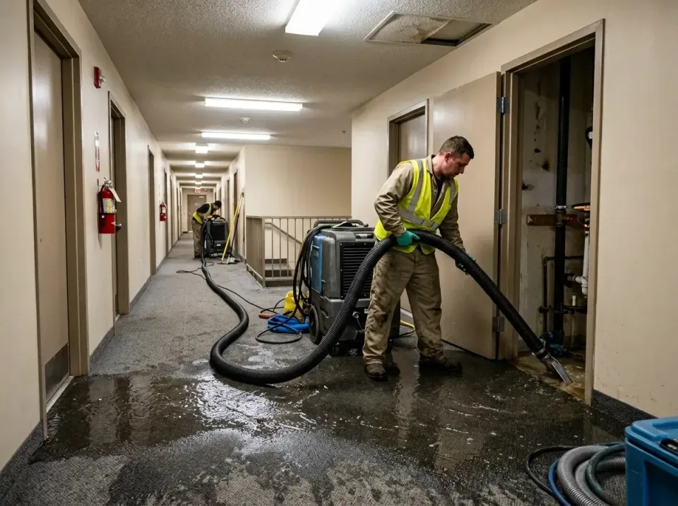 multi-unit-apartment-hallway-f-005 — frequently asked questions, Emergency Burst Pipe Water Extraction & Removal in Brecksvi…